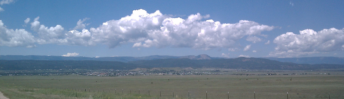 Panaramic view of the town
